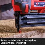 Einhell Professional Akku-Nagler FIXETTO 18/50 N - Solo, 18Volt (rot/schwarz, ohne Akku und Ladegerät)