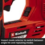 Einhell Professional Akku-Tacker FIXETTO 18/38 S, 18Volt (rot/schwarz, ohne Akku und Ladegerät)