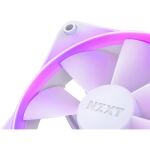 NZXT Europe F140 RGB DUO Twin 140x140x25 (weiß, 2er Pack, inkl. RGB-Controller, 140 mm)