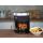UNOLD Heißluftfritteuse Glas (schwarz/transparent, 1.200 Watt, Korb 3,5 Liter)