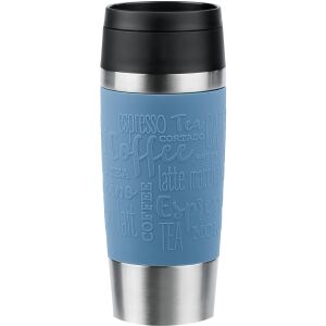 EMSA TRAVEL MUG Classic Thermobecher (blau/edelstahl, 0,36 Liter)