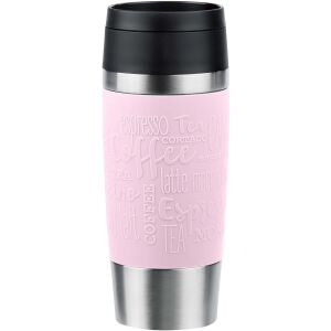 EMSA TRAVEL MUG Classic Thermobecher (hellrosa/edelstahl, 0,36 Liter)
