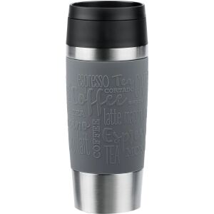 EMSA TRAVEL MUG Classic Thermobecher (grau/edelstahl, 0,36 Liter)