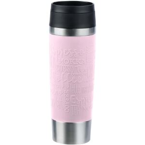 EMSA TRAVEL MUG Classic Grande Thermobecher (hellrosa/edelstahl, 0,5 Liter)