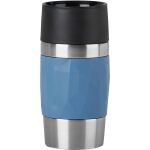 EMSA TRAVEL MUG Compact Thermobecher (blau/edelstahl, 0,3...