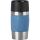 EMSA TRAVEL MUG Compact Thermobecher (blau/edelstahl, 0,3 Liter, Drehverschluss)