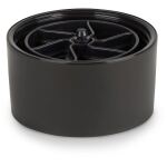 EMSA TRAVEL MUG Compact Thermobecher (schwarz/edelstahl, 0,3 Liter, Drehverschluss)