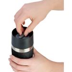 EMSA TRAVEL MUG Compact Thermobecher (schwarz/edelstahl, 0,3 Liter, Drehverschluss)