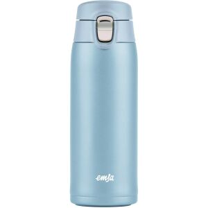 EMSA TRAVEL MUG light Thermobecher (hellblau, 0,4 Liter, Flip-Deckel)