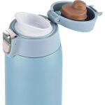 EMSA TRAVEL MUG light Thermobecher (hellblau, 0,4 Liter, Flip-Deckel)