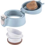 EMSA TRAVEL MUG light Thermobecher (hellblau, 0,4 Liter, Flip-Deckel)