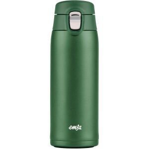 EMSA TRAVEL MUG light Thermobecher (dunkelgrün, 0,4 Liter, Flip-Deckel)