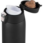 EMSA TRAVEL MUG light Thermobecher (schwarz (matt), 0,4 Liter, Flip-Deckel)