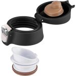 EMSA TRAVEL MUG light Thermobecher (schwarz (matt), 0,4 Liter, Flip-Deckel)