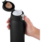 EMSA TRAVEL MUG light Thermobecher (schwarz (matt), 0,4 Liter, Flip-Deckel)