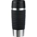 EMSA TRAVEL MUG Waves Thermobecher (schwarz/edelstahl,...