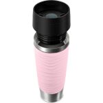 EMSA TRAVEL MUG Waves Grande Thermobecher (hellrosa/edelstahl, 0,5 Liter)