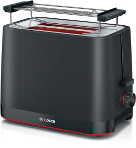 Bosch Kompakt-Toaster MyMoment TAT3M123 (schwarz, 950 Watt, für 2 Scheiben Toast)