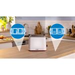 Bosch Kompakt-Toaster MyMoment TAT3M121 (weiß, 950 Watt, für 2 Scheiben Toast)