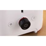 Bosch Kompakt-Toaster MyMoment TAT3M121 (weiß, 950 Watt, für 2 Scheiben Toast)