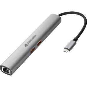 Sharkoon OfficePal Combo Adapter (grau)