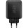 Goobay USB-C PD Dual-Schnellladegerät 45 Watt (schwarz, 1x USB-A, 1x USB-C PD, GaN-Technologie)