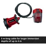 Einhell Power X-Change Akku-Schmutzwasserpumpe GE-DP 18/25 LL Li-Solo, 18Volt, Tauch- / Druckpumpe (rot/schwarz, ohne Akku und Ladegerät)
