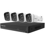 Foscam FNA 108 E B4 2T (schwarz/weiß, FNA108E 8-Kanal NVR, 4x V8EP Kamera)