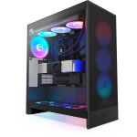 NZXT Europe H7 Flow RGB ( 2024 )   (schwarz, Tempered Glass)
