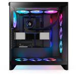 NZXT Europe H7 Flow RGB ( 2024 )   (schwarz, Tempered Glass)