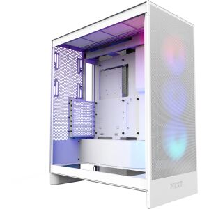 NZXT Europe H7 Flow RGB ( 2024 )   (weiß, Tempered Glass)