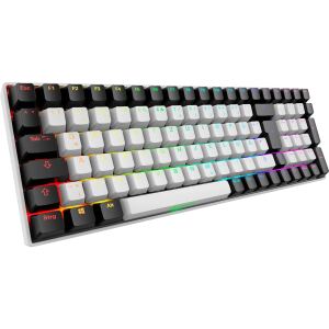 Sharkoon SKILLER SGK50 S2 (weiß, DE-Layout, Gateron Yellow)