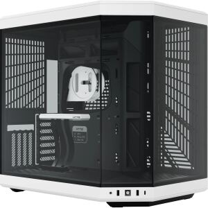 HYTE Y70  (schwarz/weiß, Tempered Glass)