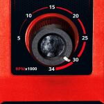 Einhell Power X-Change Akku-Schleif- / Gravur-Werkzeug TE-MT 18/34 Li-Solo, 18Volt (rot/schwarz, ohne Akku und Ladegerät, 55-teiliges Zubehör-Set)