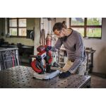 Einhell Power X-Change Akku-Bandsäge TE-MB 18/127 U Li-Solo, 18Volt (rot/schwarz, ohne Akku und Ladegerät, mit Untergestell)