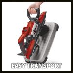 Einhell Power X-Change Akku-Bandsäge TE-MB 18/127 U Li-Solo, 18Volt (rot/schwarz, ohne Akku und Ladegerät, mit Untergestell)