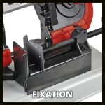 Einhell Power X-Change Akku-Bandsäge TE-MB 18/127 U Li-Solo, 18Volt (rot/schwarz, ohne Akku und Ladegerät, mit Untergestell)