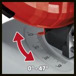 Einhell Power X-Change Akku-Bandsäge TE-MB 18/127 U Li-Solo, 18Volt (rot/schwarz, ohne Akku und Ladegerät, mit Untergestell)