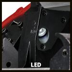 Einhell Power X-Change Akku-Bandsäge TE-MB 18/127 U Li-Solo, 18Volt (rot/schwarz, ohne Akku und Ladegerät, mit Untergestell)