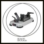 Einhell Power X-Change Akku-Bandsäge TE-MB 18/127 U Li-Solo, 18Volt (rot/schwarz, ohne Akku und Ladegerät, mit Untergestell)