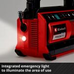 Einhell Power X-Change Hybrid-Kompressor PRESSITO 18/25 Hybrid (rot/schwarz, 18Volt / 220Volt, ohne Akku und Ladegerät)