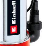 Einhell Schmutzwasserpumpe GC-DP 6315 N, Tauch- / Druckpumpe (rot/edelstahl, 630 Watt)