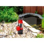 Einhell Schmutzwasserpumpe GC-DP 5010 G, Tauch- / Druckpumpe (rot/edelstahl, 500 Watt)