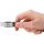 Goobay Ethernet-Kabel USB-A 3.2 Gen1 Stecker > RJ-45 Stecker (schwarz/silber, 10 Meter, geflochtener Textilmantel)