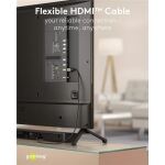 Goobay Plus High-Speed-HDMI-Kabel mit Ethernet, 4K @ 60Hz (grau, 2 Meter)