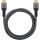 Goobay Plus High-Speed-HDMI-Kabel mit Ethernet, 4K @ 60Hz (grau, 2 Meter)