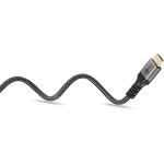 Goobay Plus High-Speed-HDMI-Kabel mit Ethernet, 4K @ 60Hz (grau, 3 Meter)