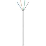 Goobay Netzwerkkabel Cat.6, U/UTP (grau, 100 Meter, flexibel)