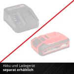Einhell Power X-Change Akku-Oberflächenbürste PICOBELLA 18/90, 18Volt (rot/schwarz, ohne Akku und Ladegerät)