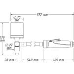 HAZET Pneumatischer Injektor Schlagauszieher 9098/24 (24-teilig, inkl. Luftanschlussnippel)